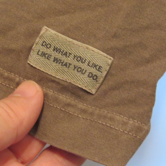 Life is Good T-Shirt Lucky Dog Brown Tan Golf Drive Time Golfers Size Medium - Picture 6 of 9